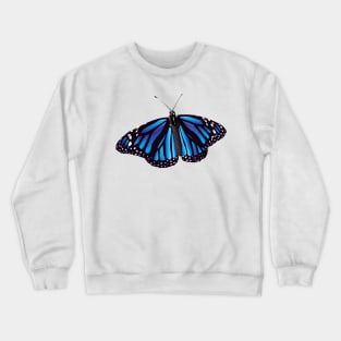 Blue Monarch Butterflies Crewneck Sweatshirt